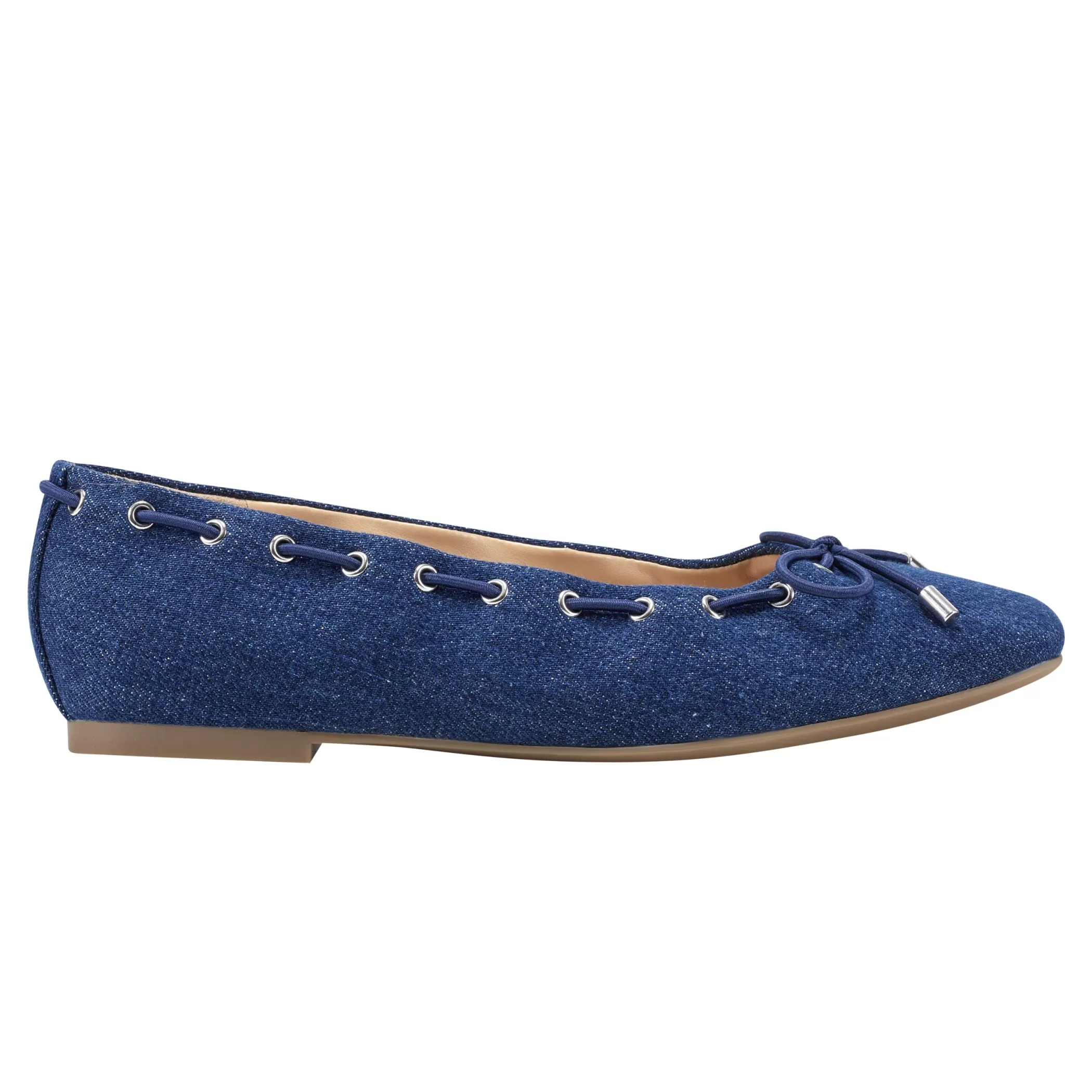 Clearance Marc Fisher Letizia Slip-On Casual Flat Denim