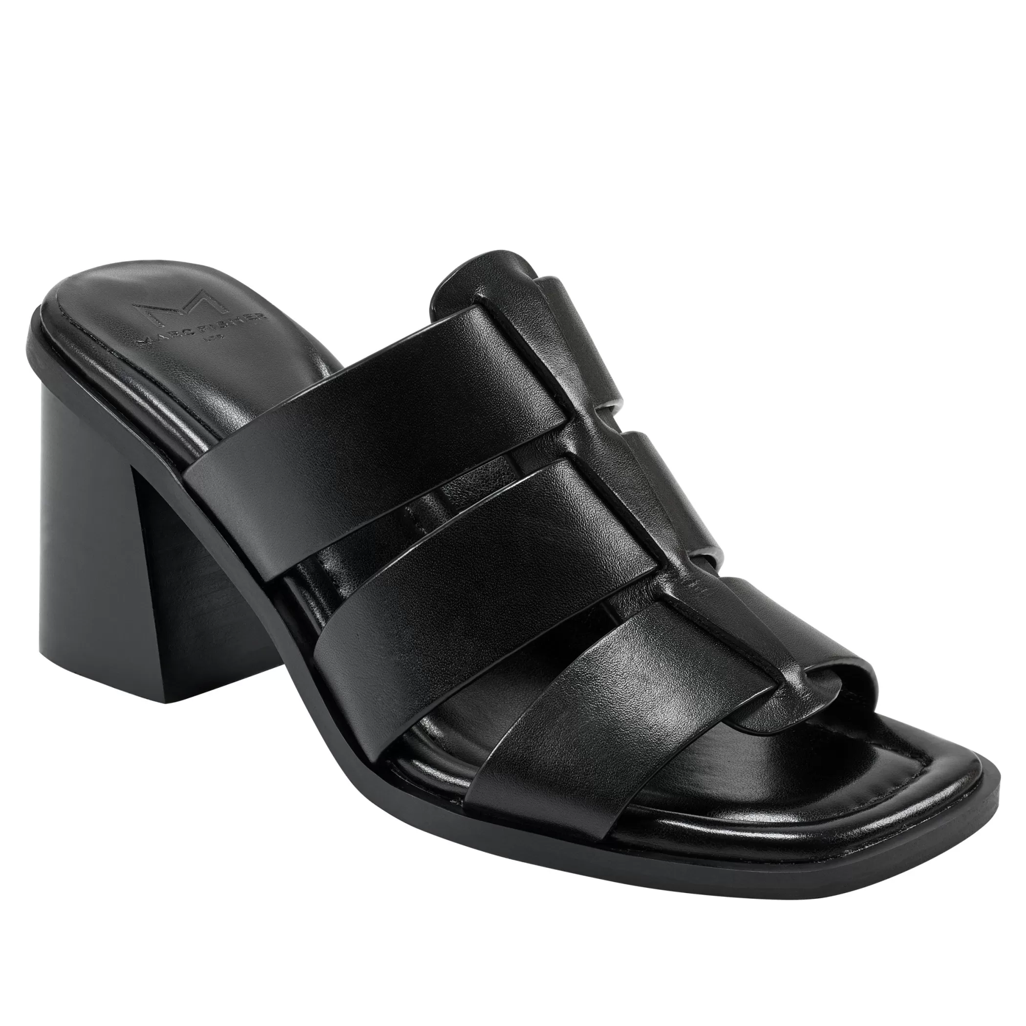 Fashion Marc Fisher Louisa Block Heel Sandal Black