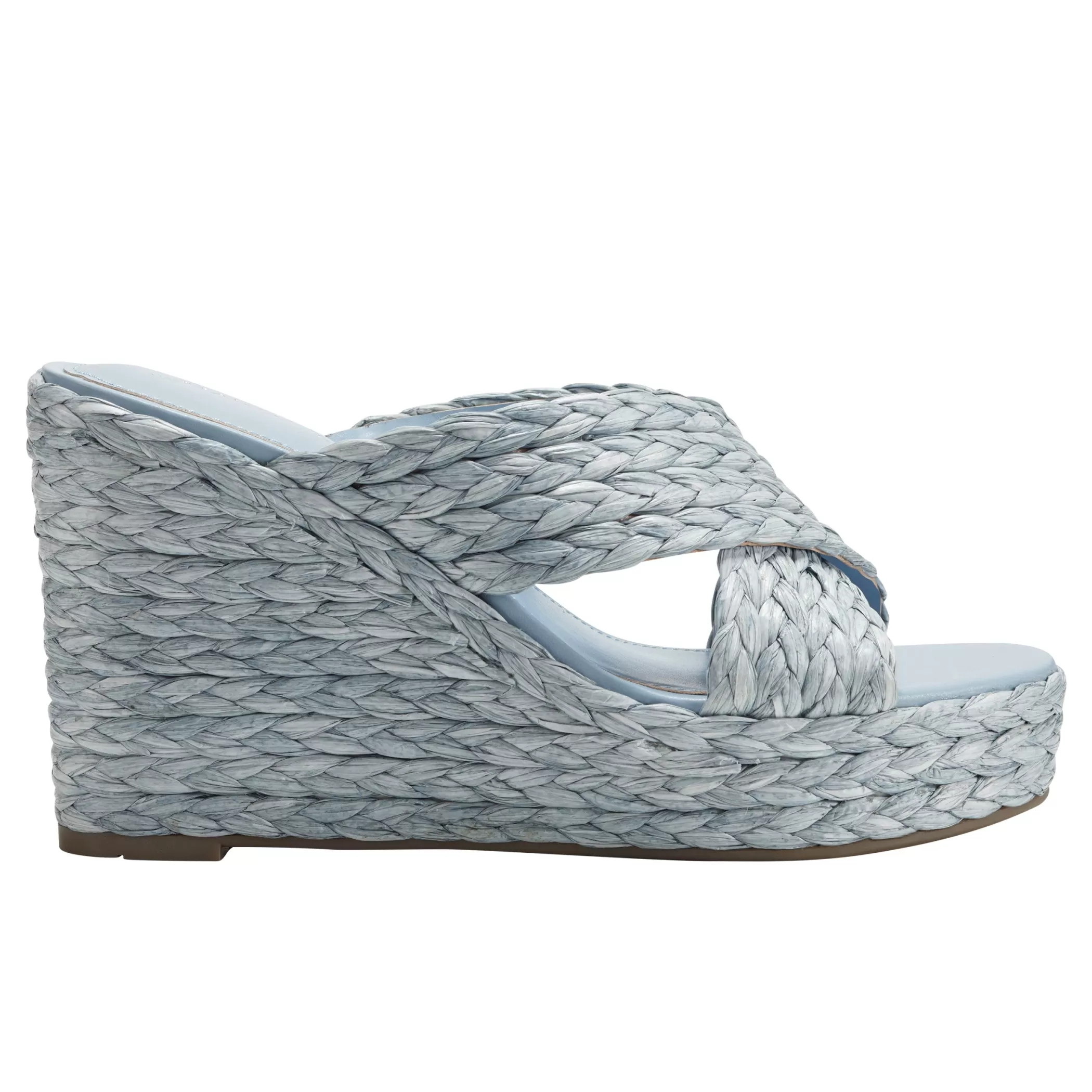 Discount Marc Fisher Lynn Espadrille Wedge Sandal Light Blue