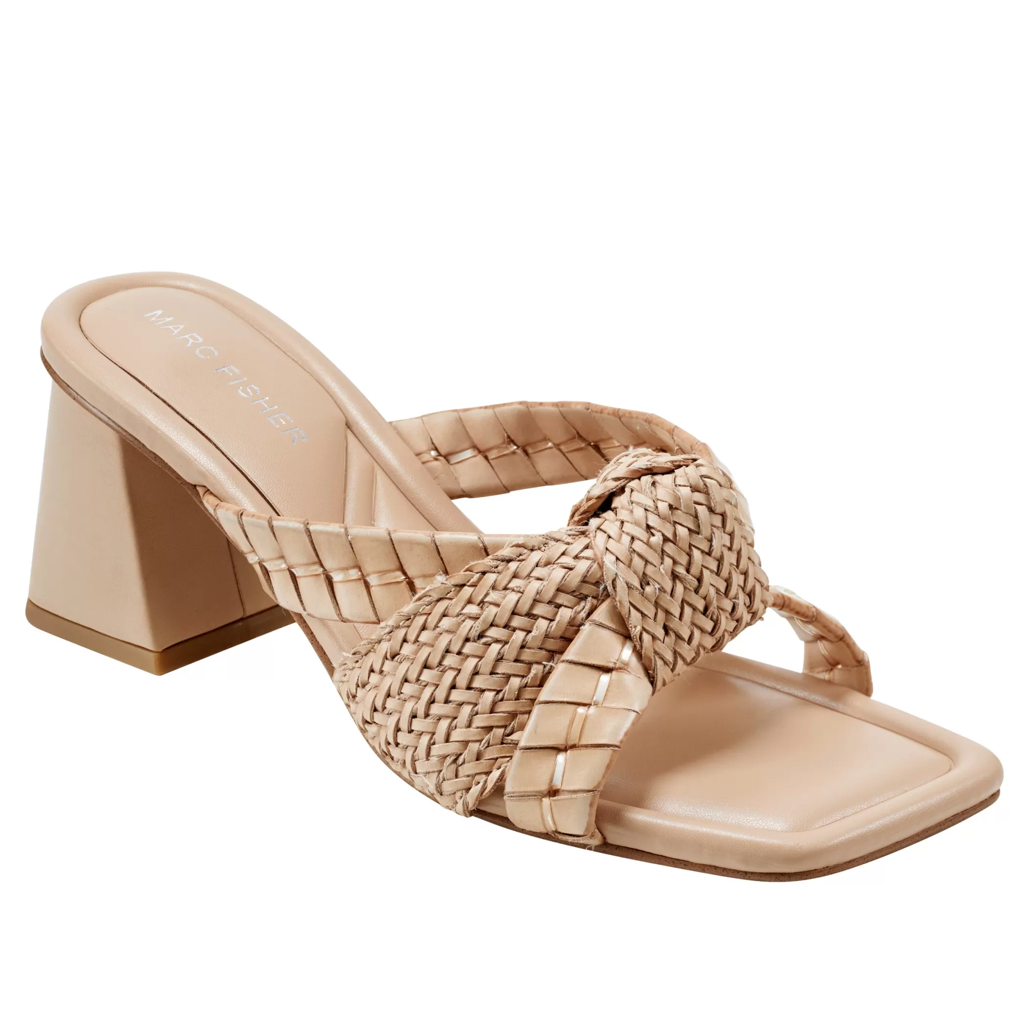 Fashion Marc Fisher Macki Block Heel Sandal Light Natural