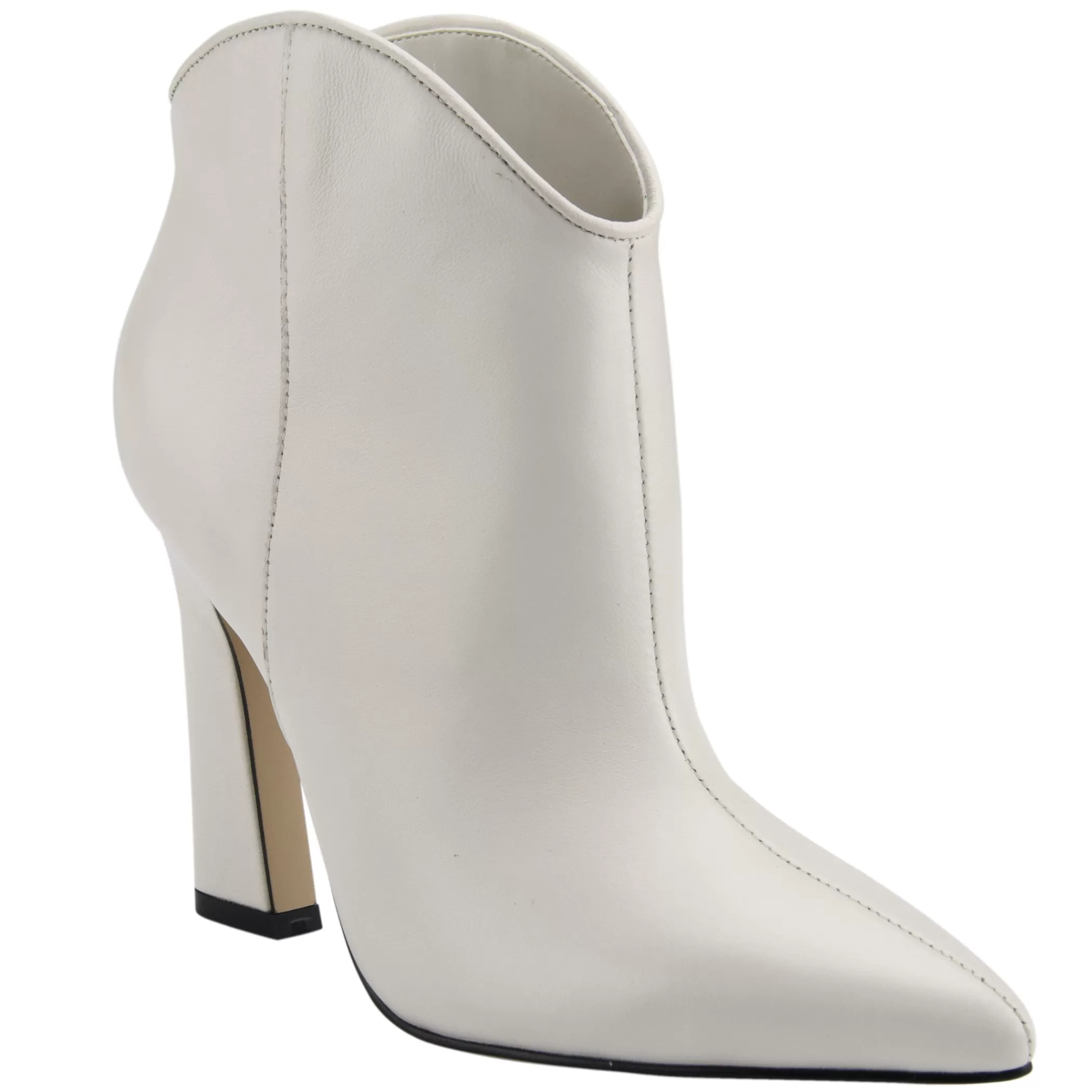 Cheap Marc Fisher Masina Ankle Bootie Chic Cream Leather