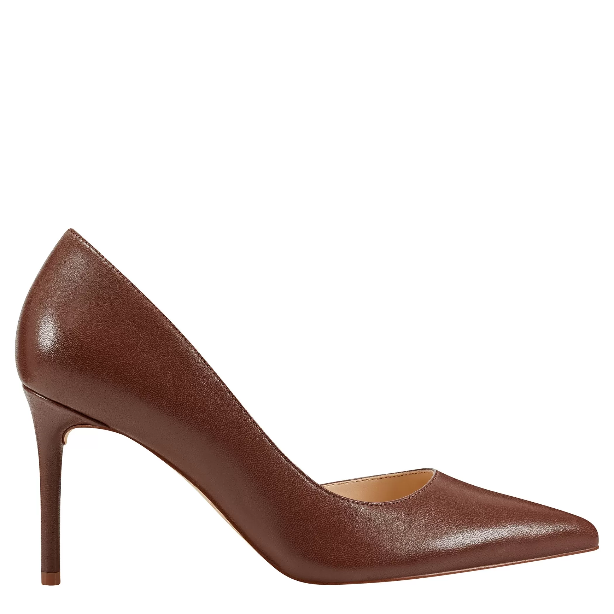 Clearance Marc Fisher Meryl D'Orsay Pump Medium Brown Leather