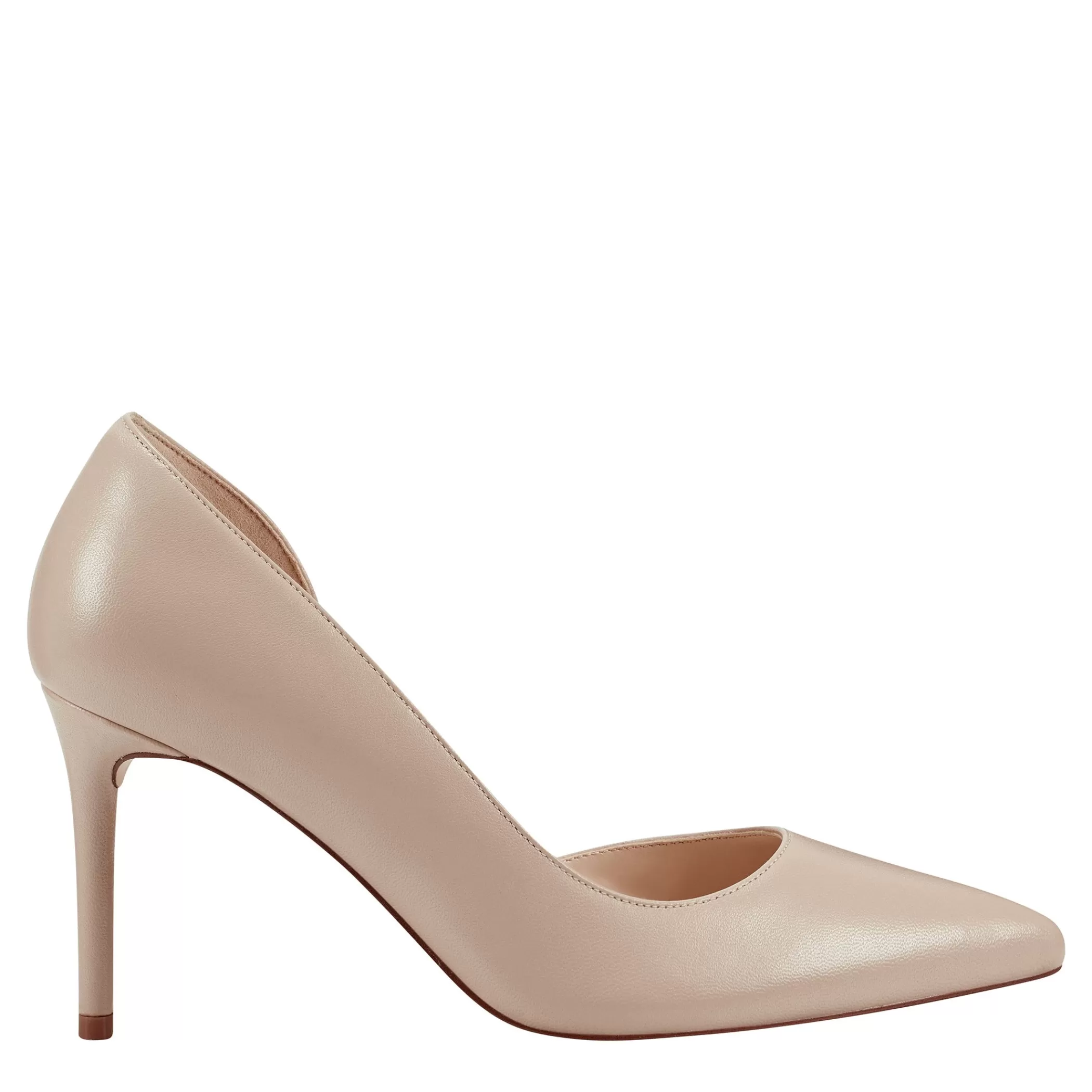 Cheap Marc Fisher Meryl D'Orsay Pump Ivory Leather