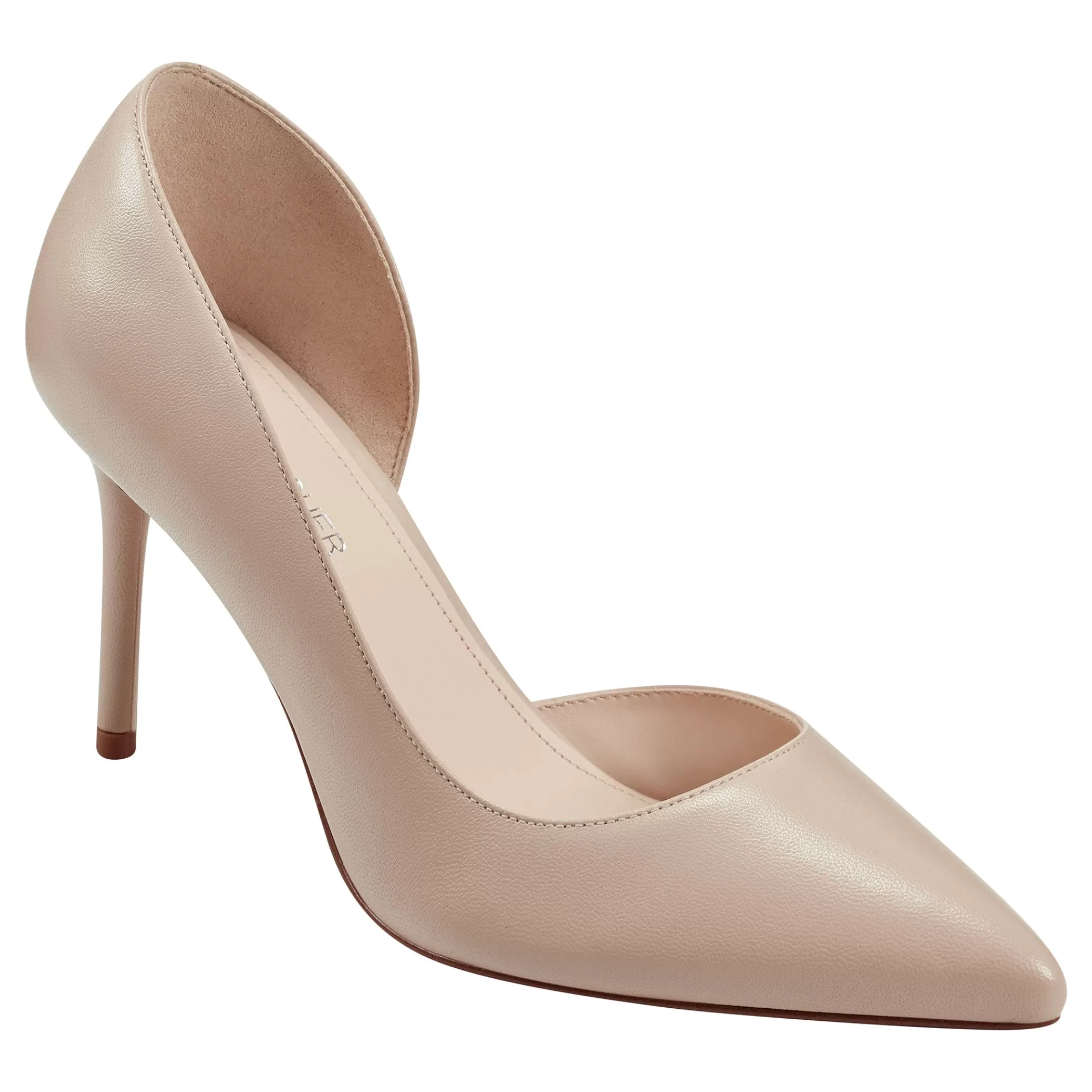 Cheap Marc Fisher Meryl D'Orsay Pump Ivory Leather