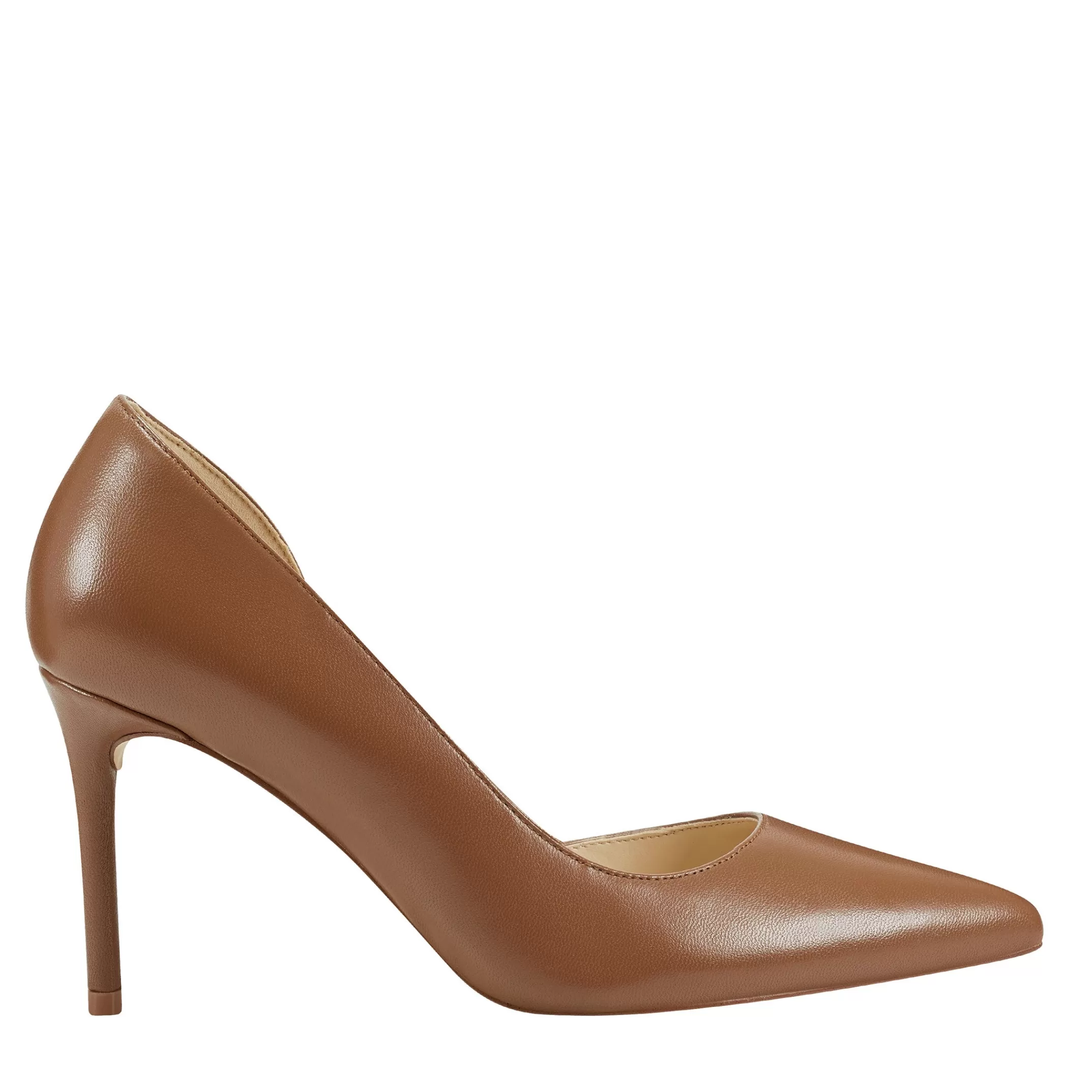 Clearance Marc Fisher Meryl D'Orsay Pump Light Brown Leather