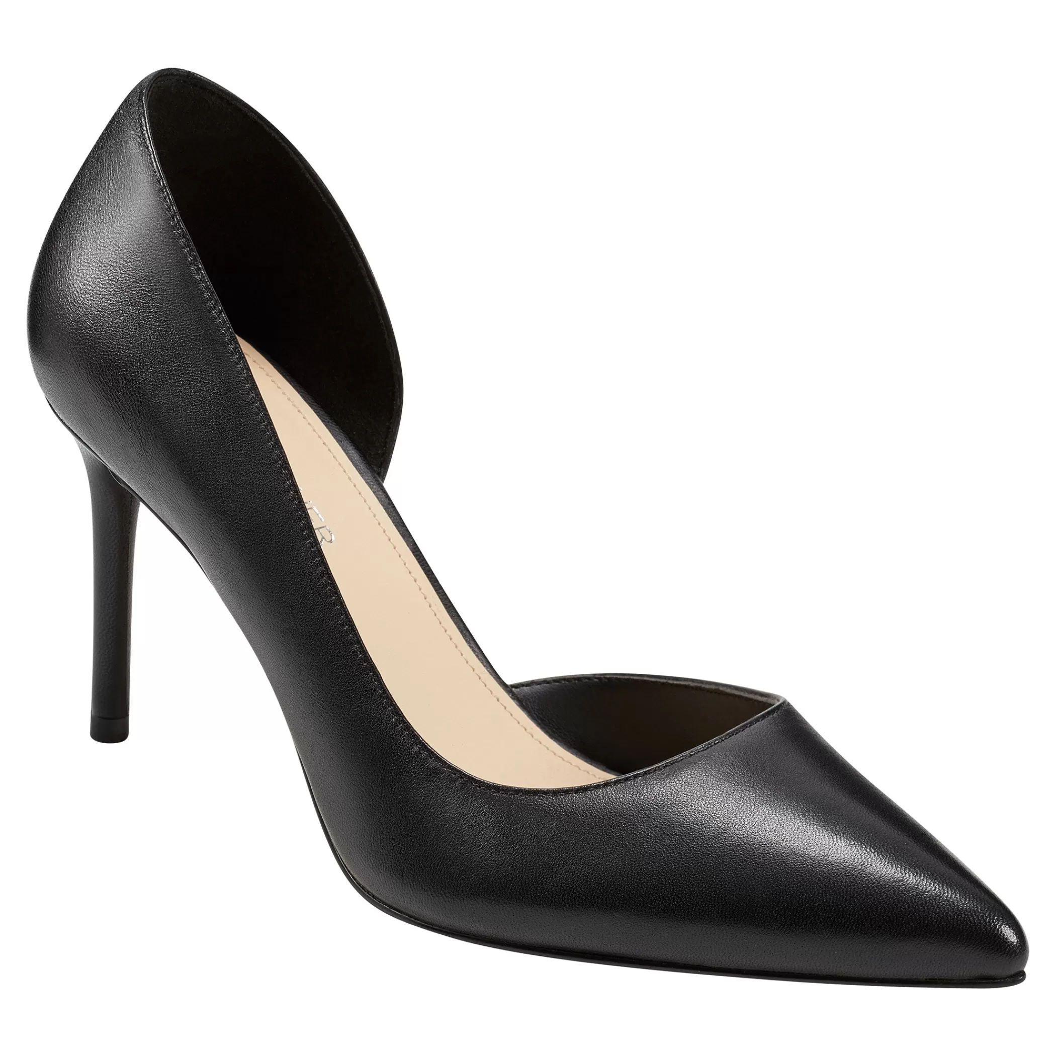 Hot Marc Fisher Meryl D'Orsay Pump Black Leather