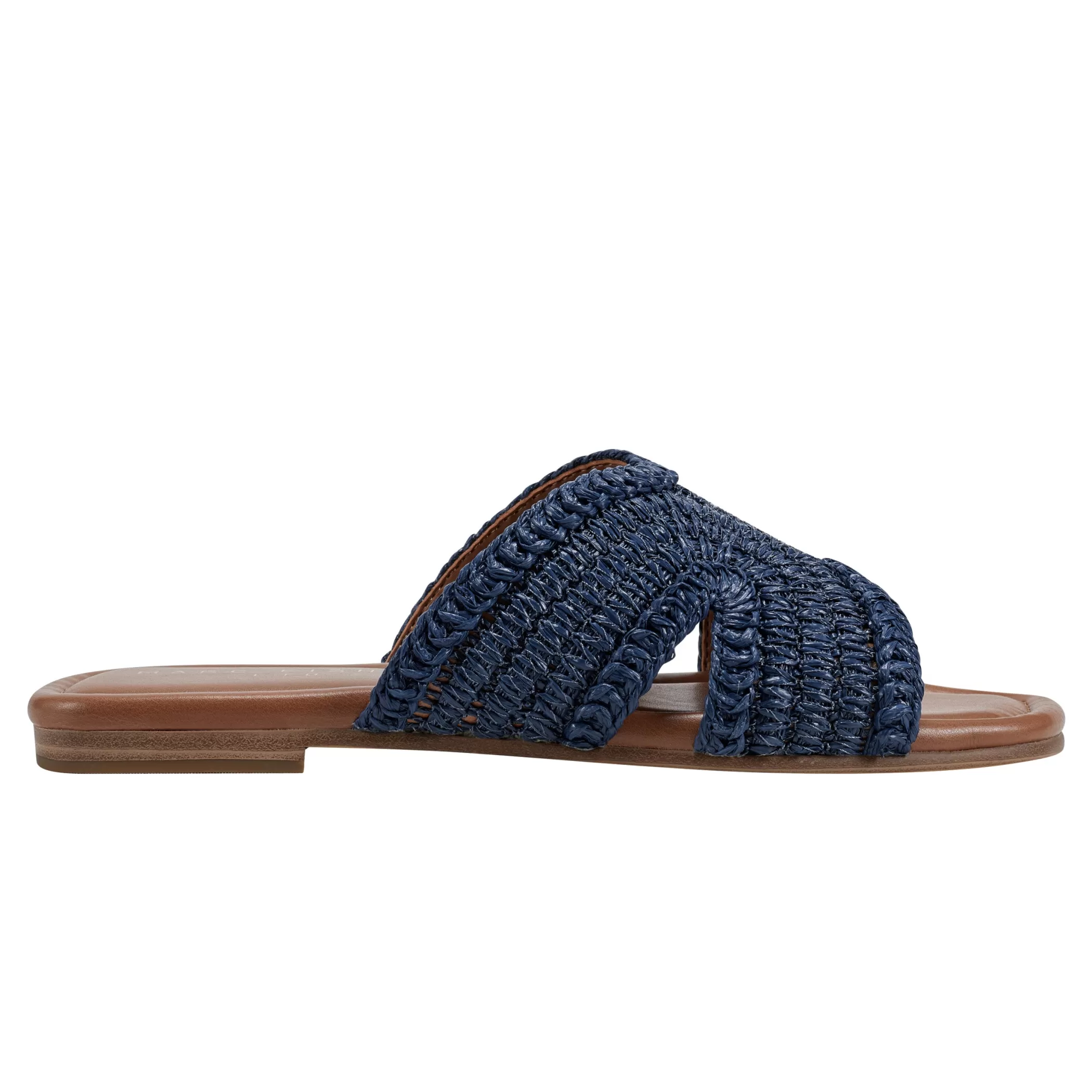 Store Marc Fisher Narda Flat Sandal Navy