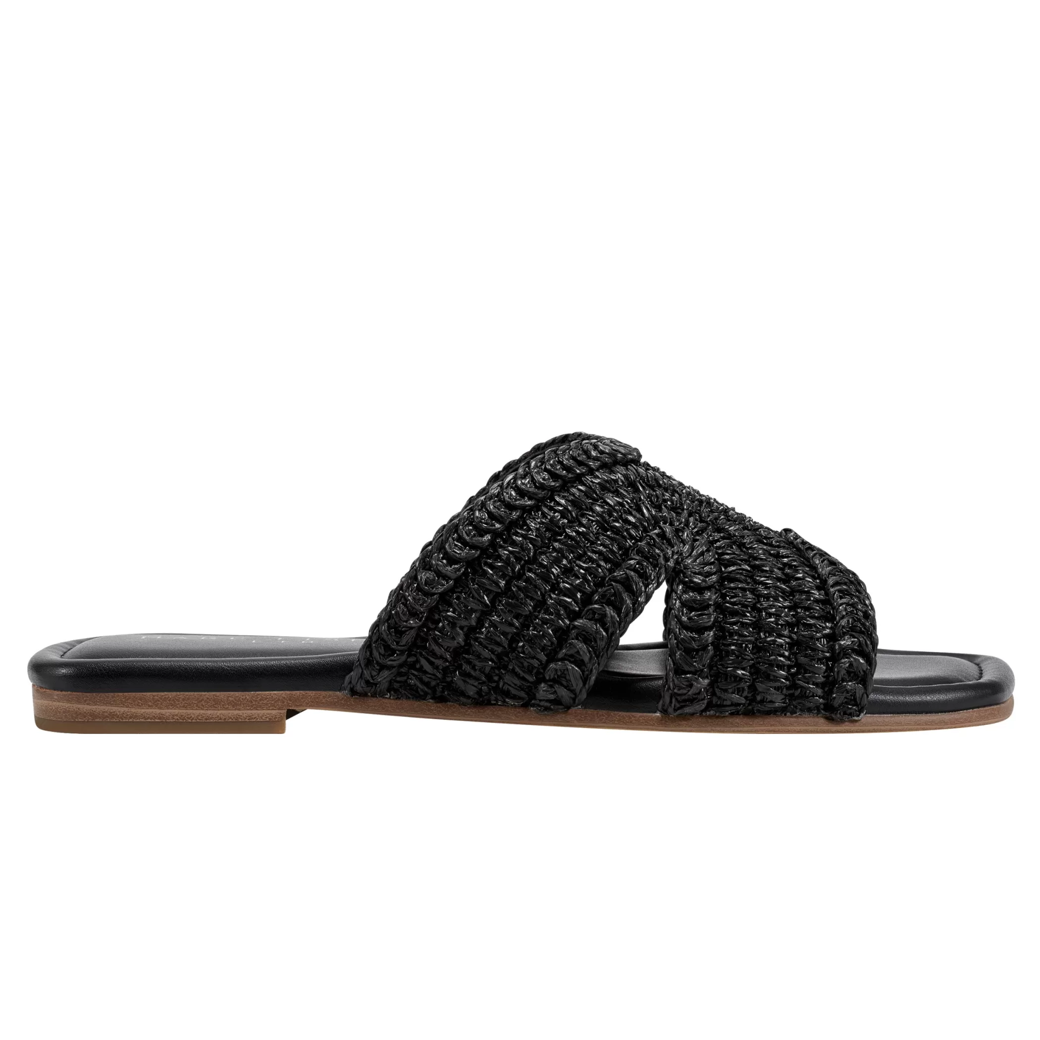 Best Sale Marc Fisher Narda Flat Sandal Black