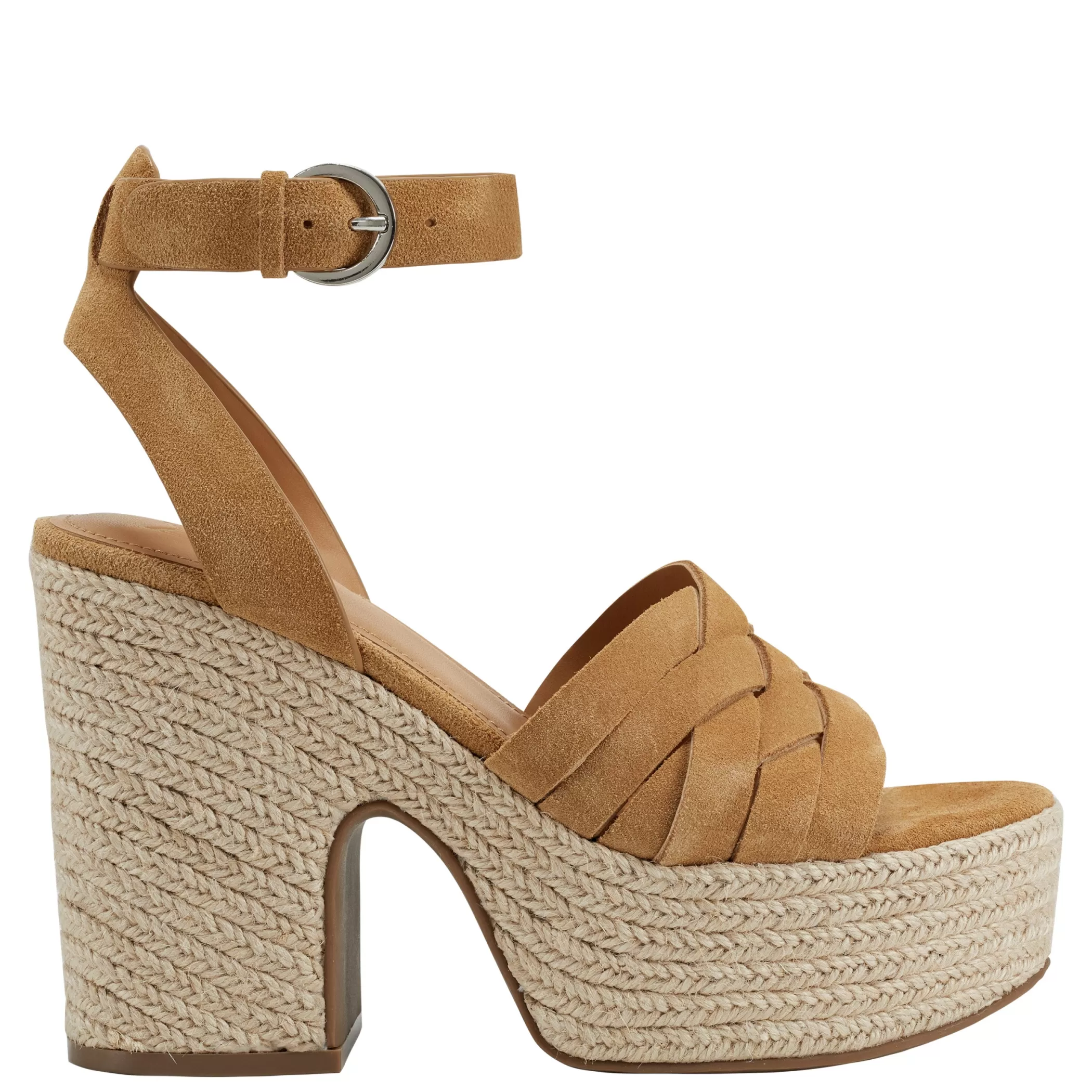 Shop Marc Fisher Oaten Espadrille Platform Sandal Natural