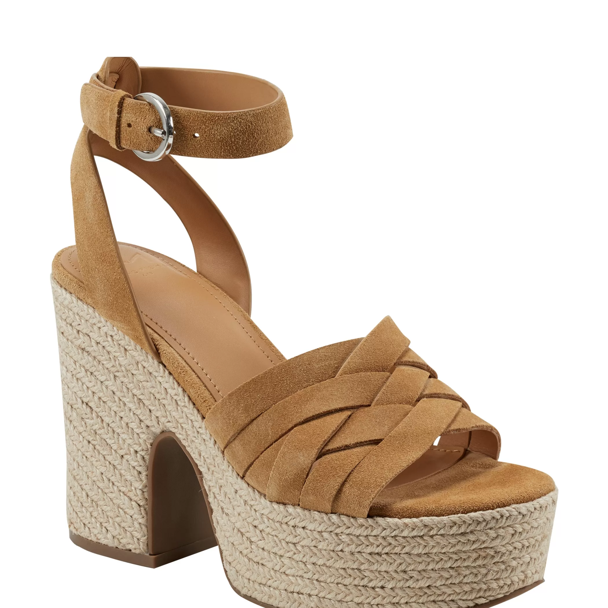 Shop Marc Fisher Oaten Espadrille Platform Sandal Natural