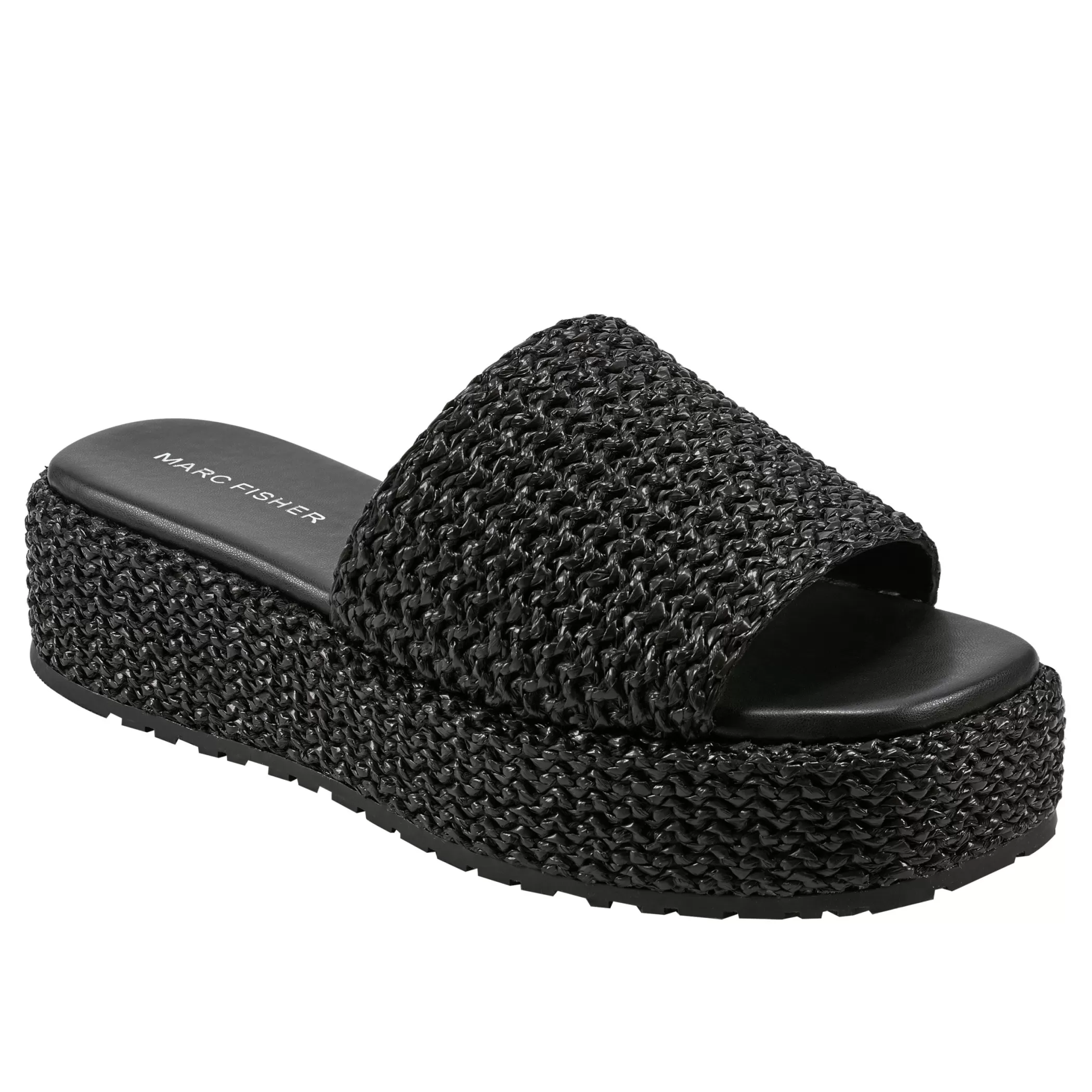 Sale Marc Fisher Pais Flatform Sandal Black