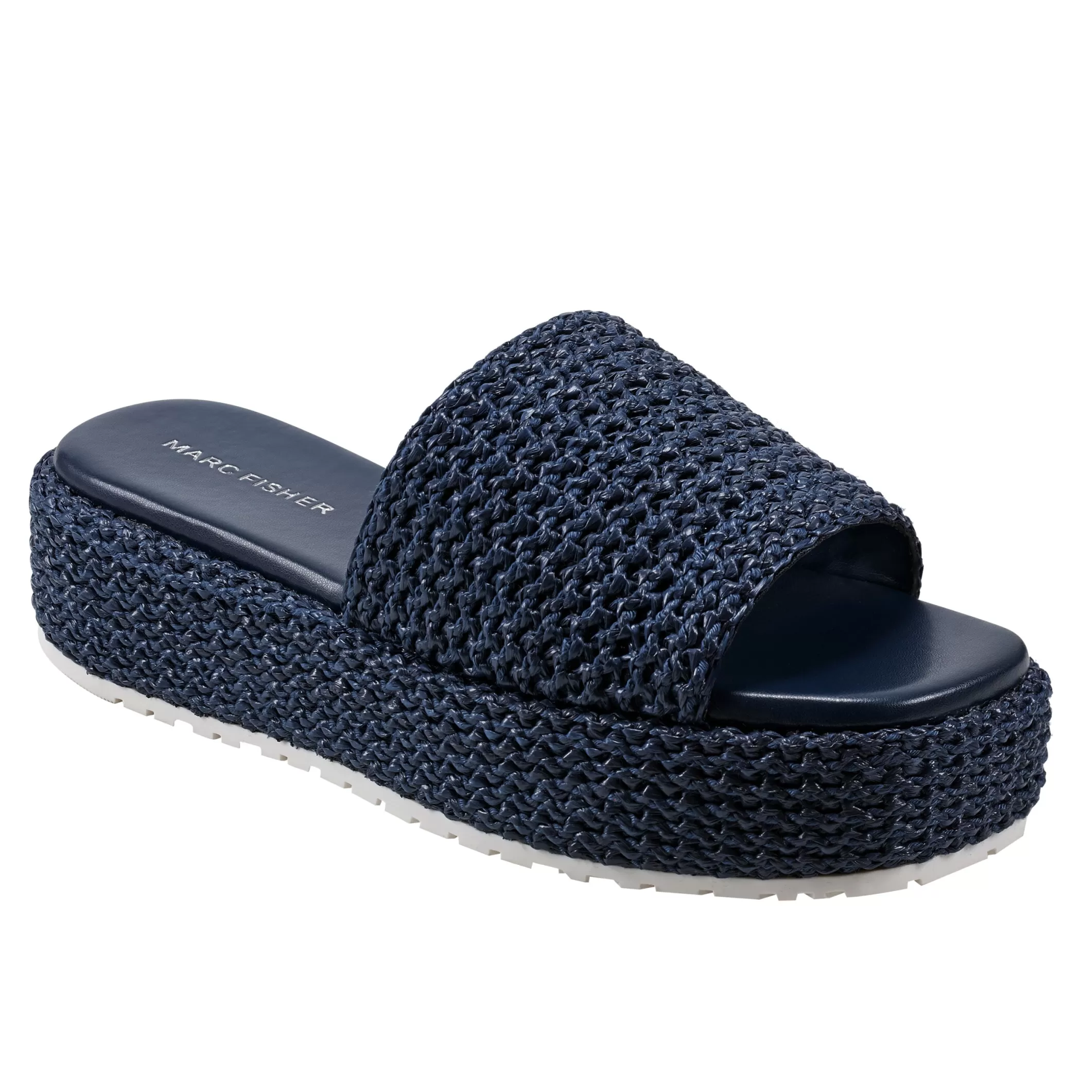 Discount Marc Fisher Pais Flatform Sandal Navy