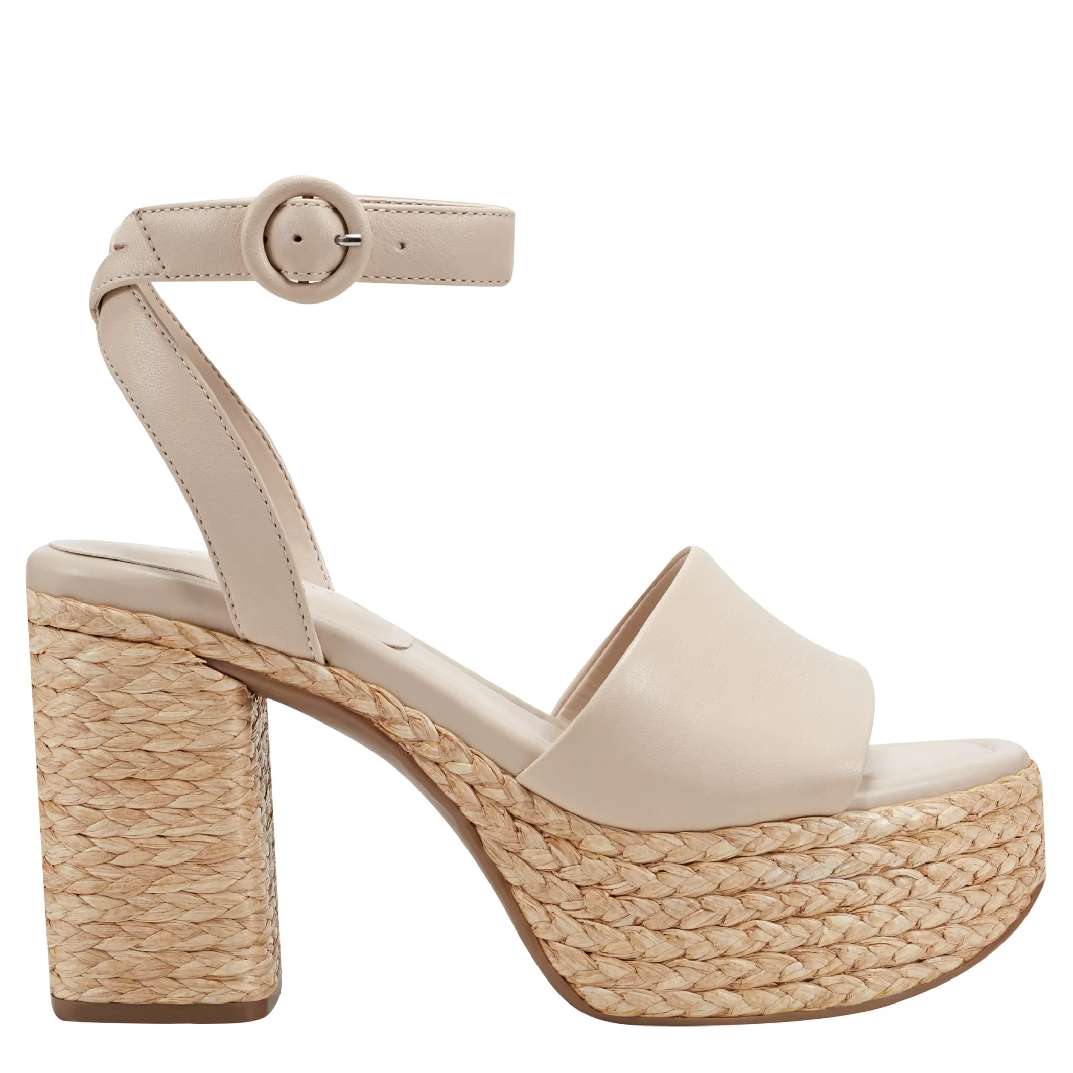 Flash Sale Marc Fisher Palyca Platform Espadrille Sandal Natural Leather