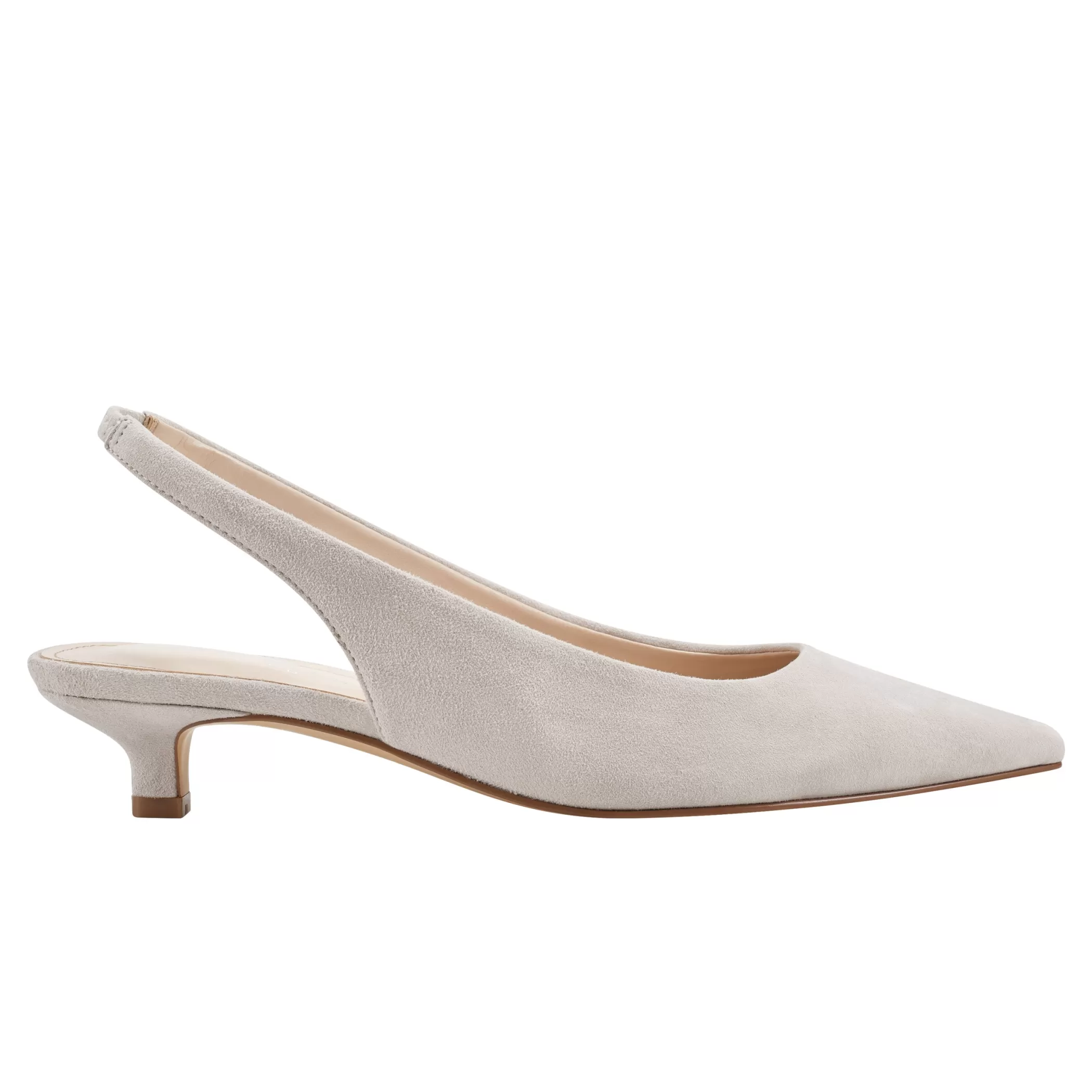 Hot Marc Fisher Posey Slingback Pump Natural Suede