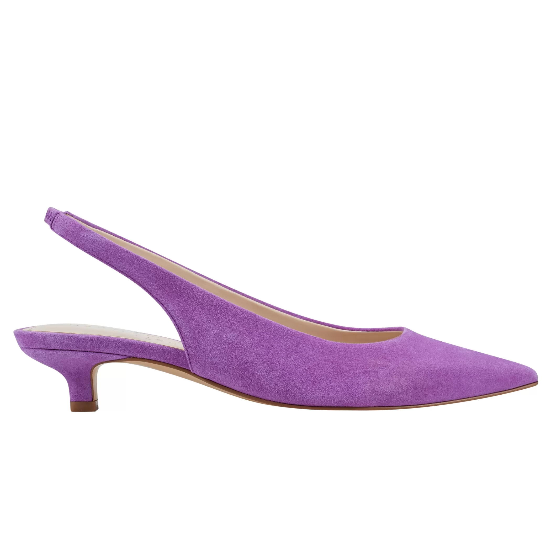 Discount Marc Fisher Posey Slingback Pump Purple Suede