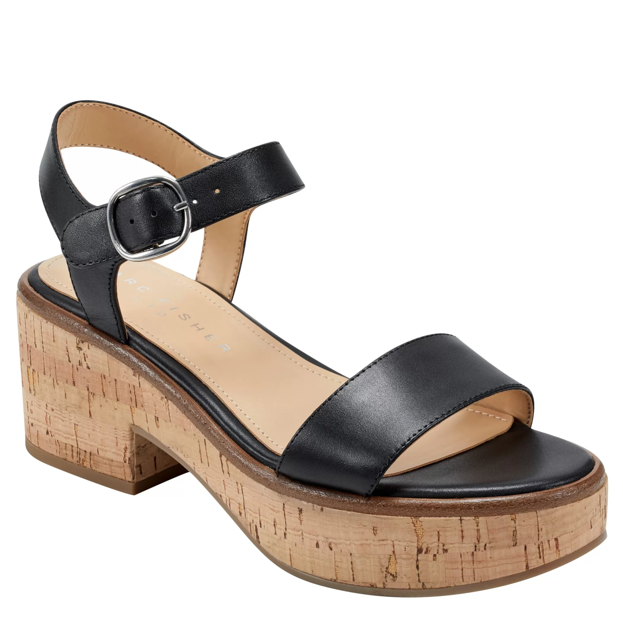 Outlet Marc Fisher Quessa Platform Sandal Black