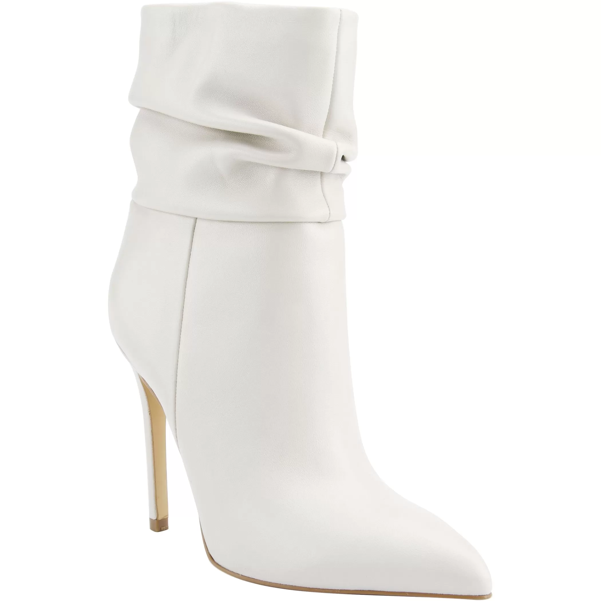 Sale Marc Fisher Rayya Dress Bootie Chic Cream Leather