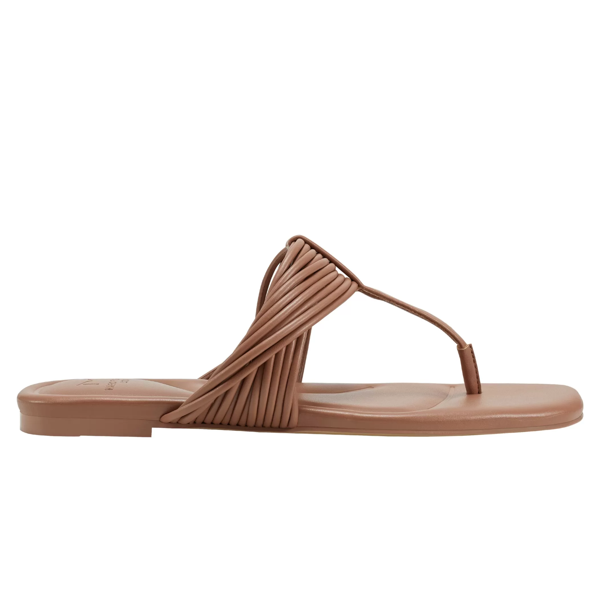 Clearance Marc Fisher Tanya Flat Sandal Natural