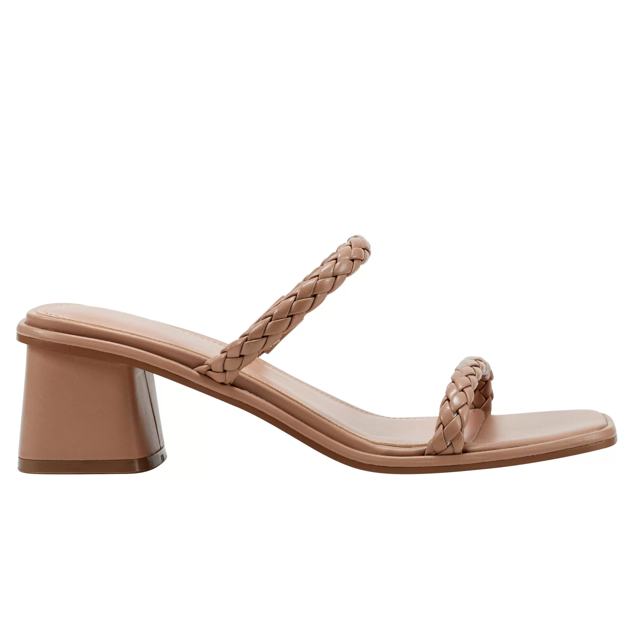 Outlet Marc Fisher Thoral Block Heel Sandal Light Natural