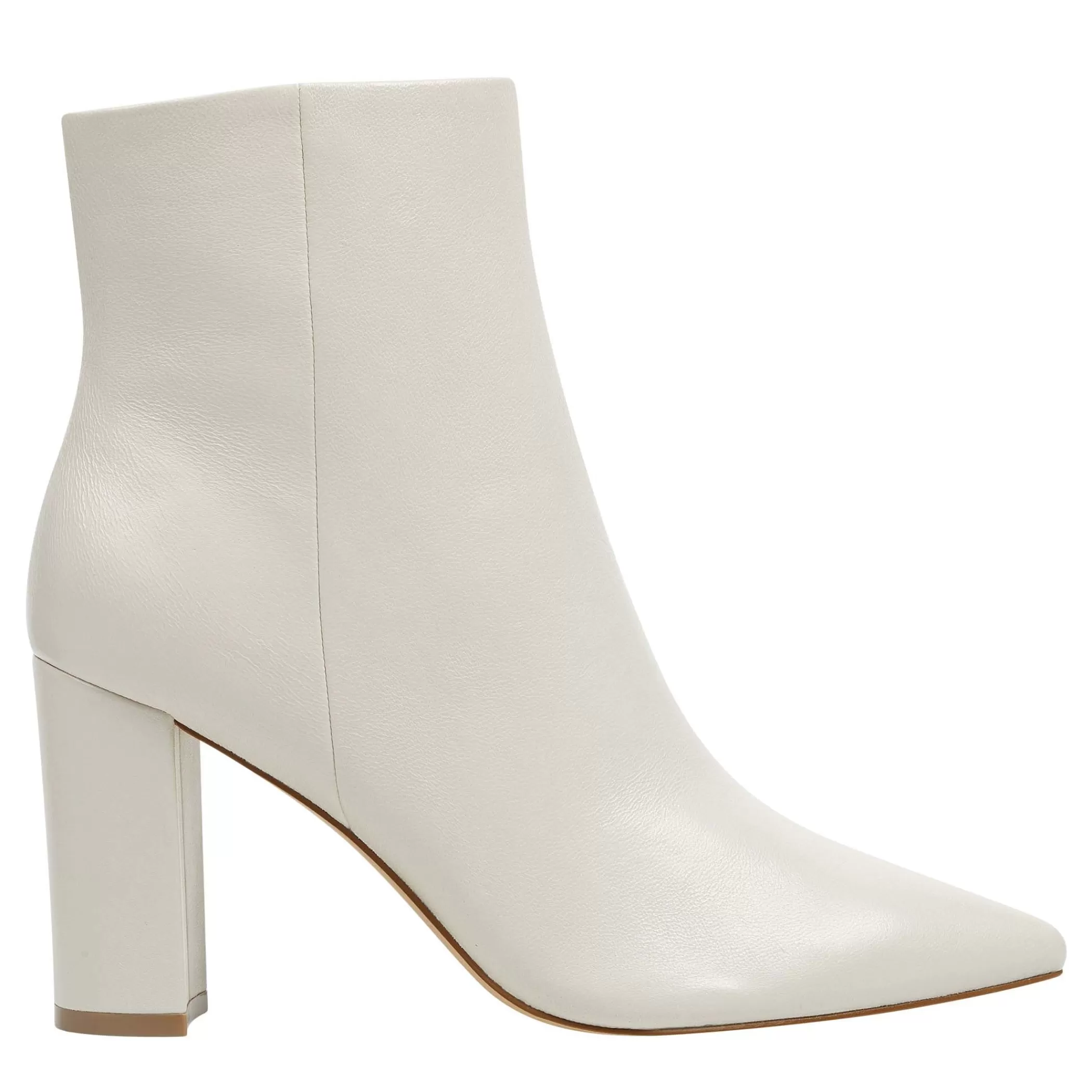 Store Marc Fisher Ulani Heeled Bootie Ivory Leather