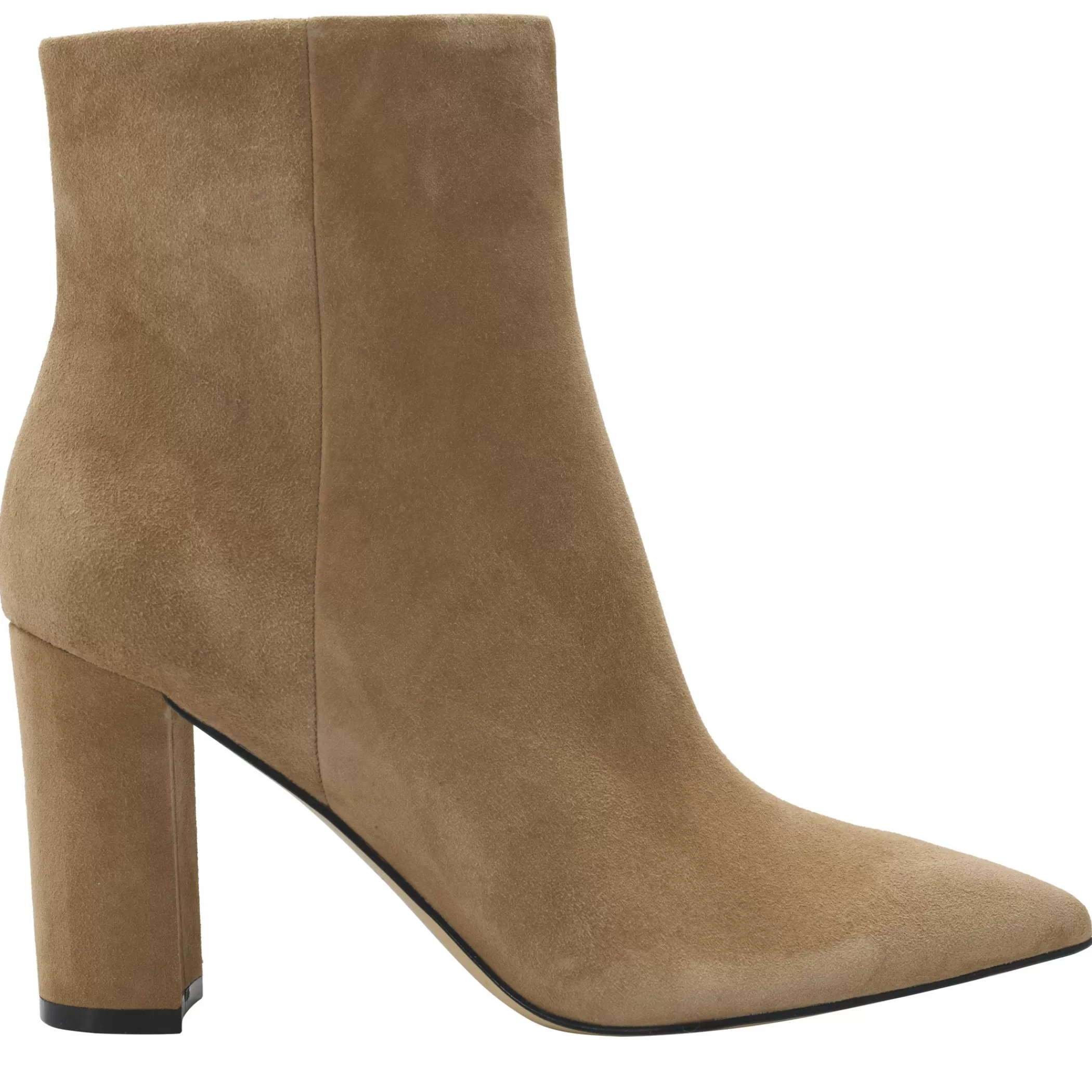 Flash Sale Marc Fisher Ulani Heeled Bootie Cognac Suede