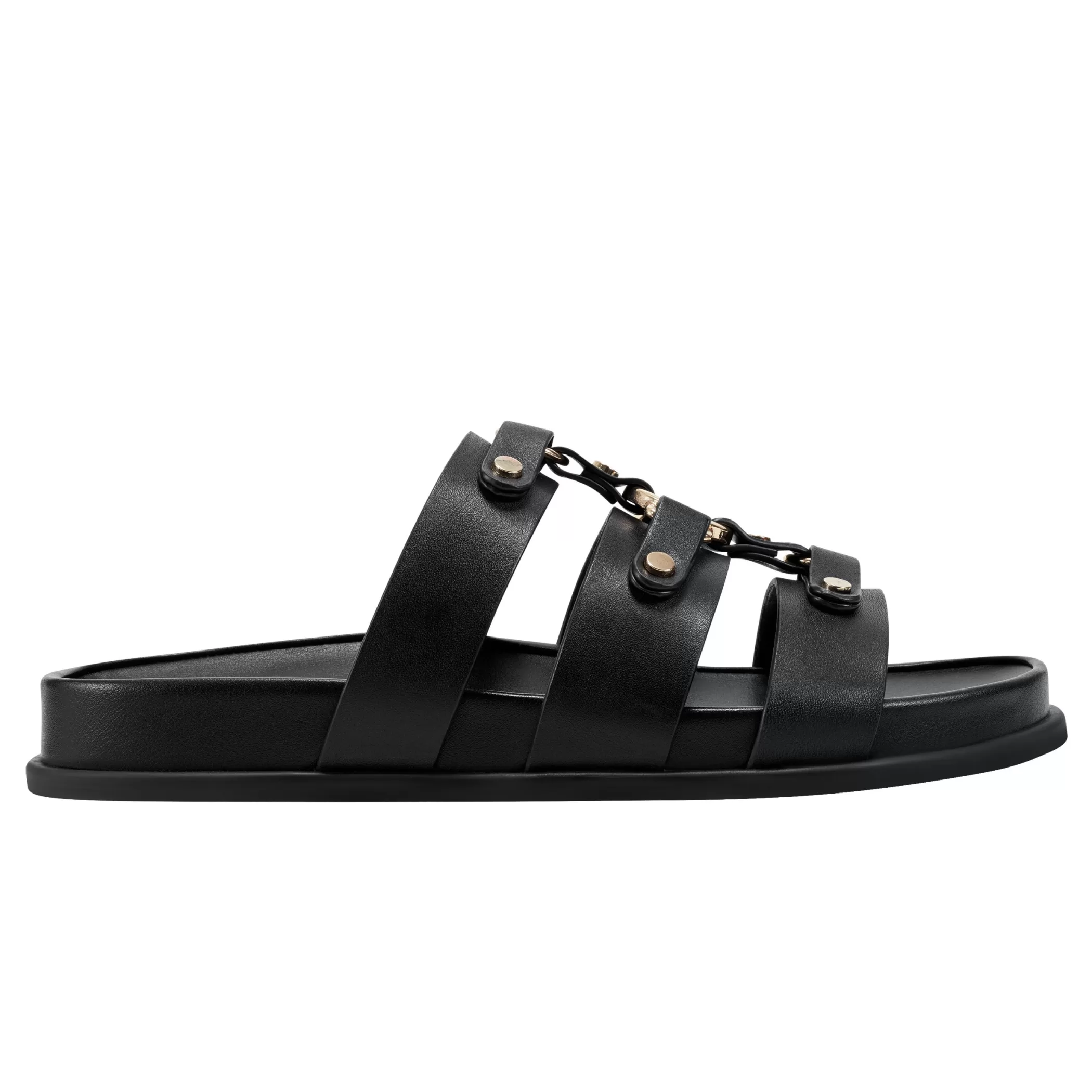 Sale Marc Fisher Verity Flat Footbed Sandal Black