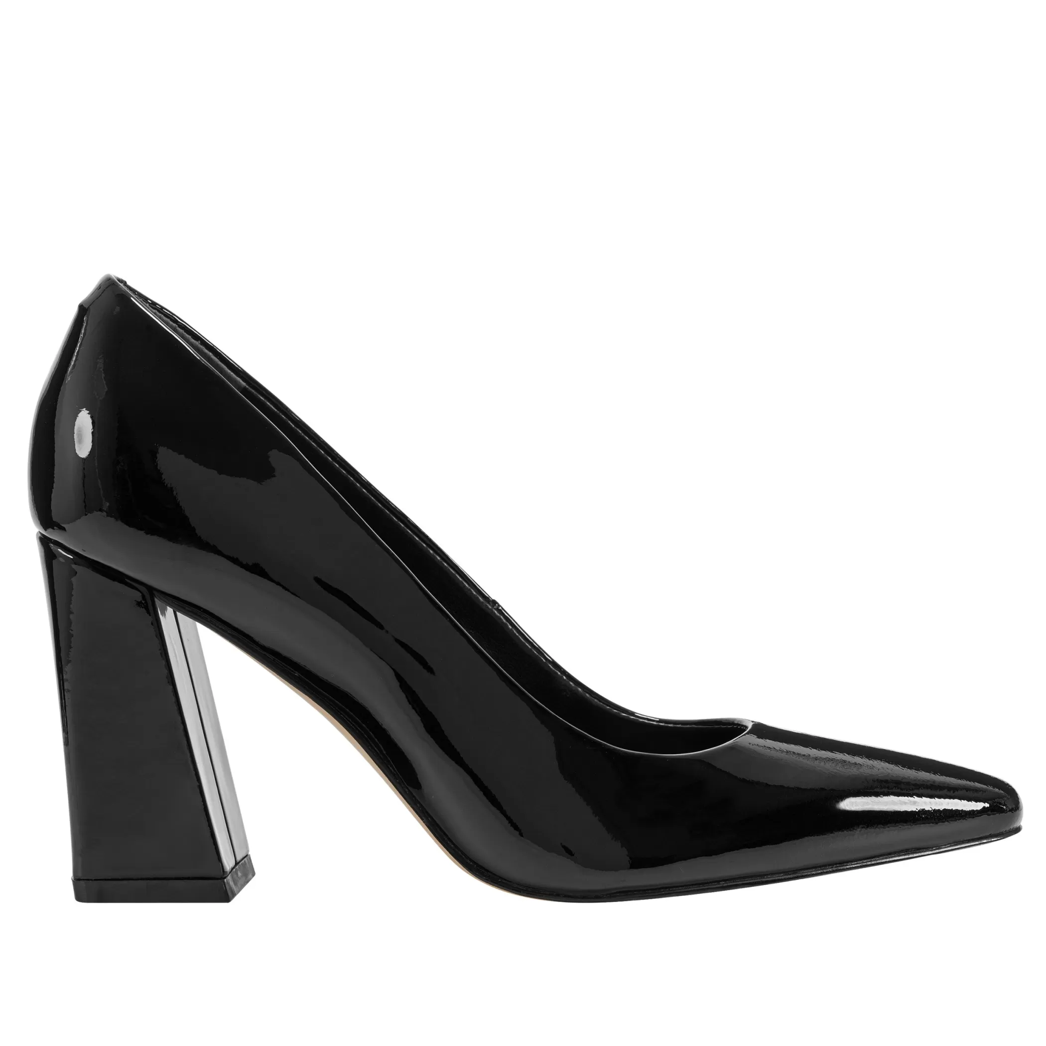 Store Marc Fisher Yalina Block Heel Pump Black Patent