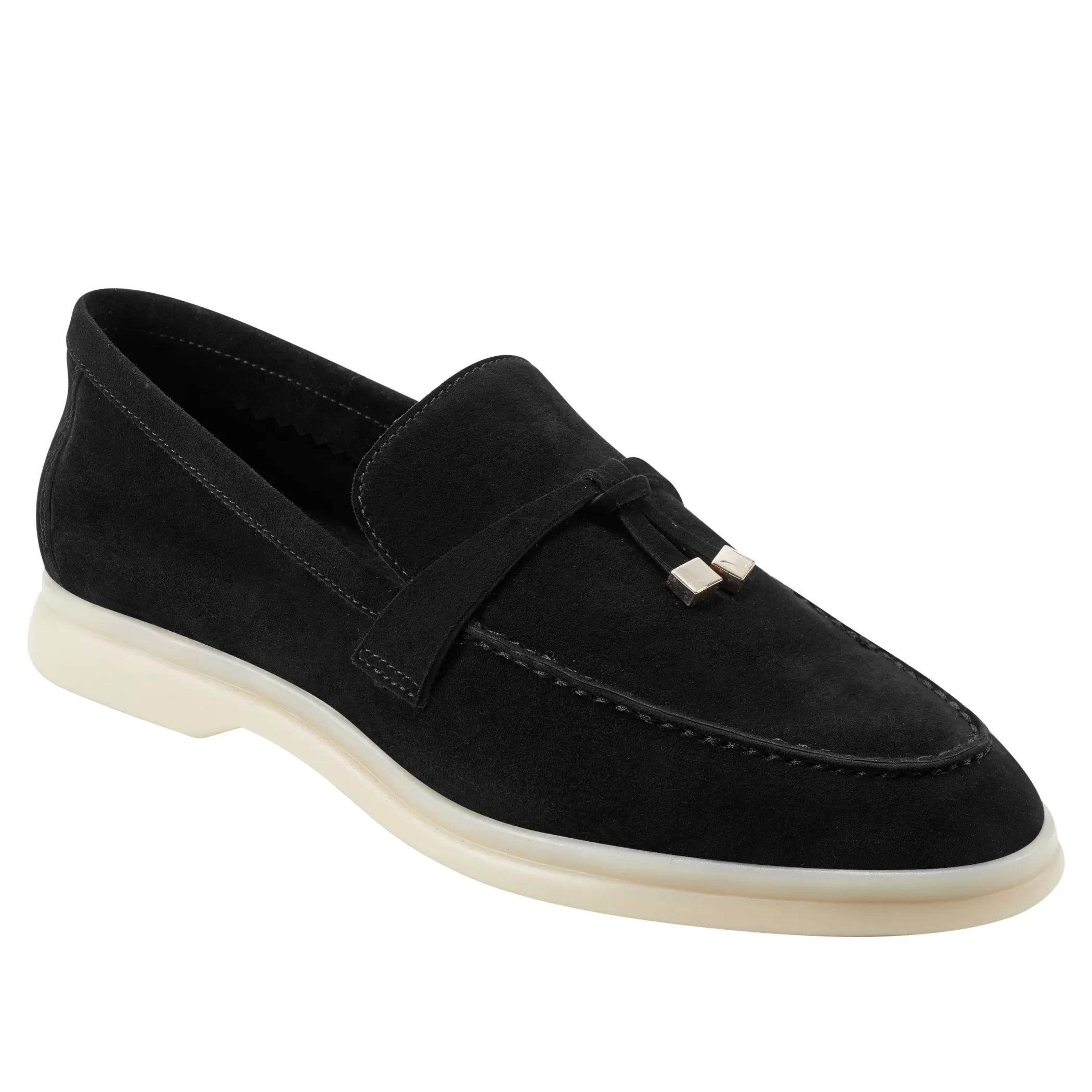 Cheap Marc Fisher Yanelli Casual Loafer Black Suede