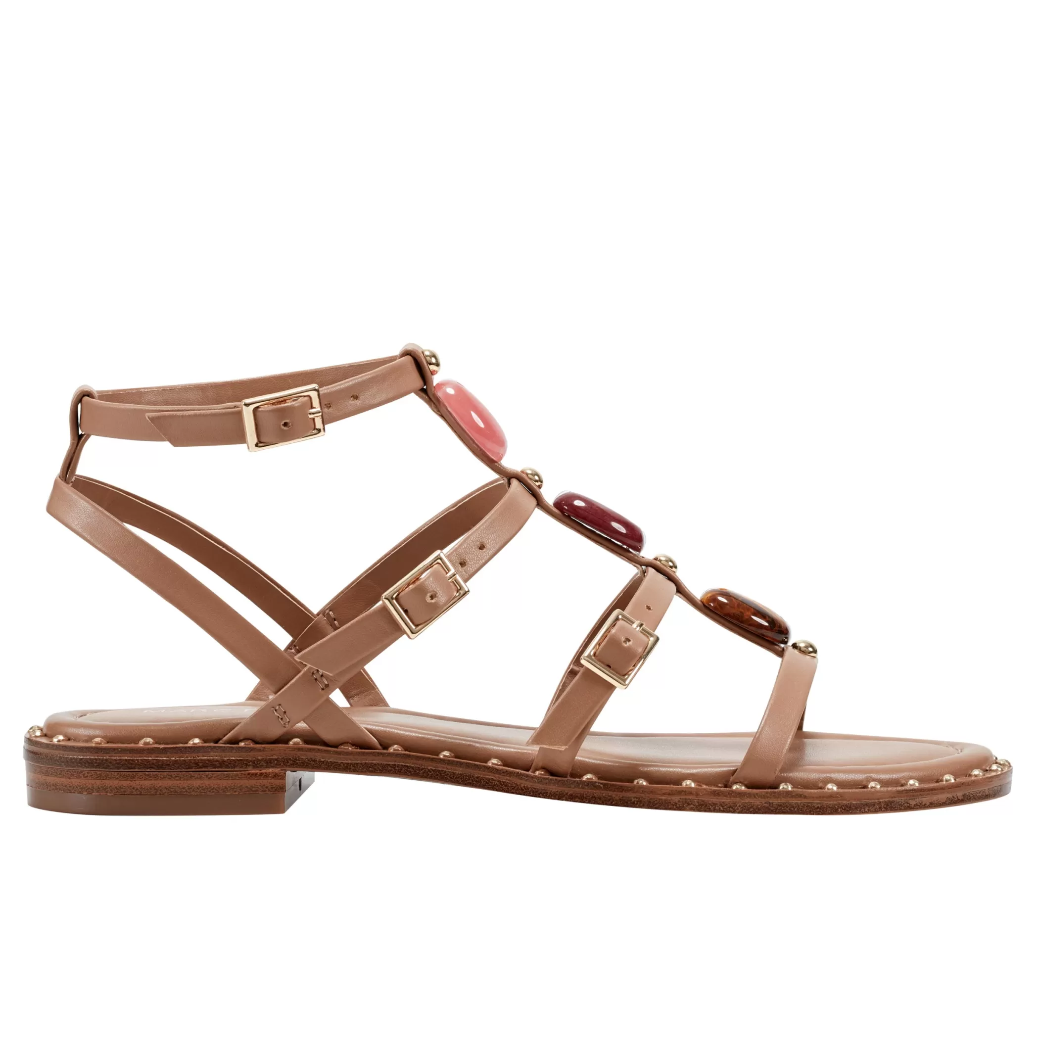 Online Marc Fisher Yessah Gladiator Sandal Dark Natural